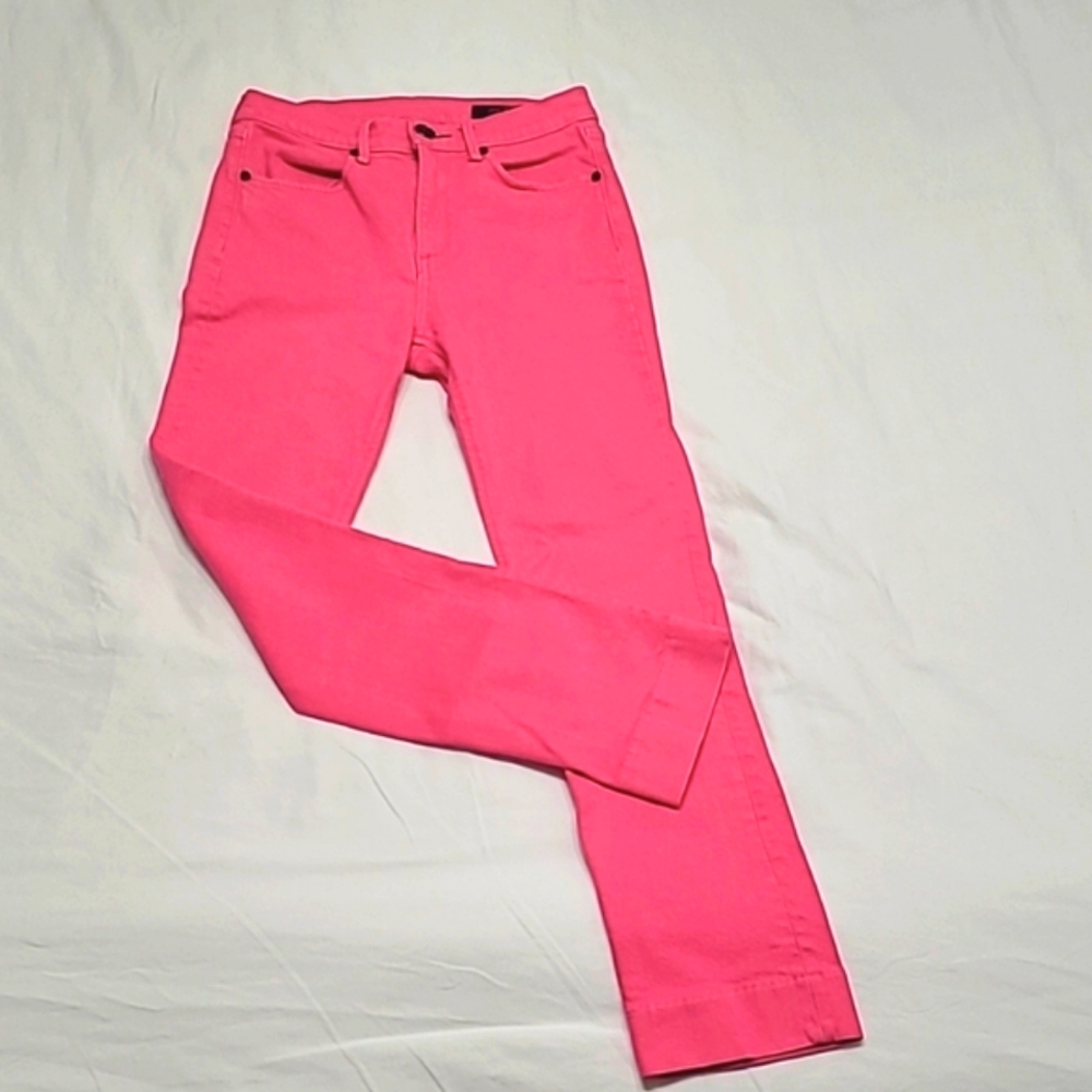 Rag & Bone Bull Pink High Waist Jeans